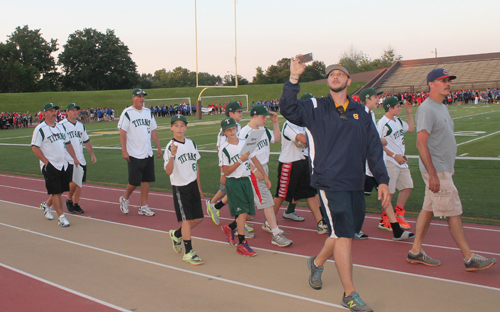 Parade of Athletes at the opening ceremony of the 2015 Continental Cup in Cleveland Ohio