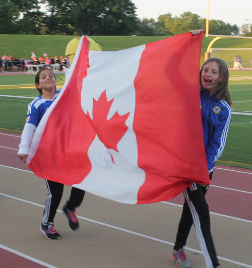 Parade of Athletes at the opening ceremony of the 2015 Continental Cup in Cleveland Ohio