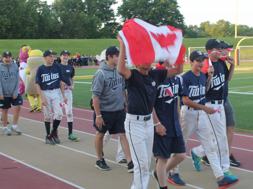 Parade of Athletes at the opening ceremony of the 2015 Continental Cup in Cleveland Ohio