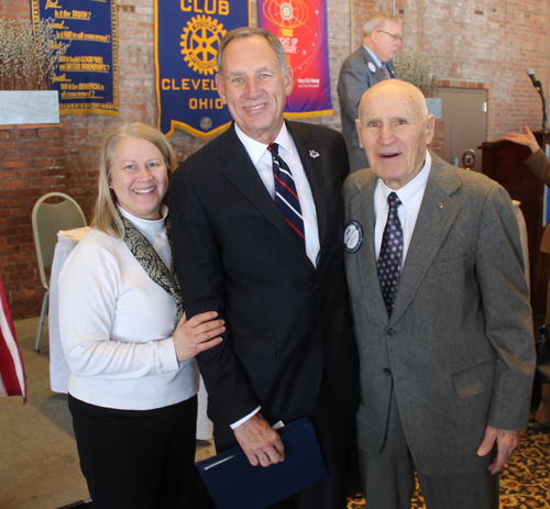 Karin Eisenhardt, Dr Toby Cosgrove and Stanley Adams