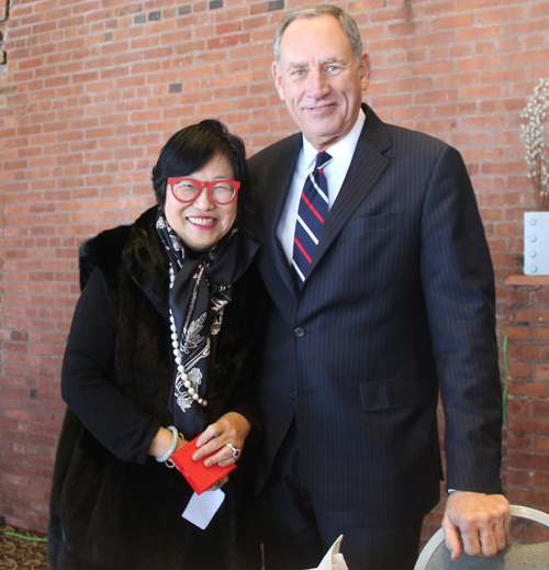 Margaret Wong and Dr. Toby Cosgrove