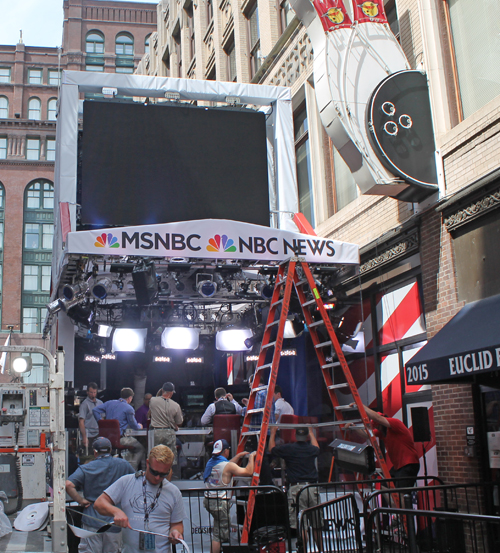 MSNBC broadcast from East 4th