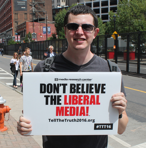 Liberal Media sign
