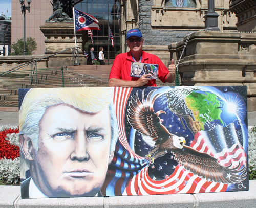 Donald Trump art on Public Square