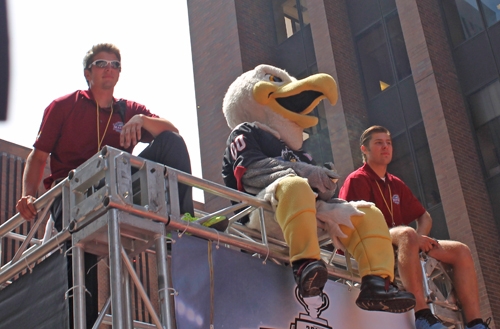 Lake Erie Monsters at Cavs Championship Parade