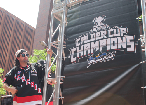 Lake Erie Monsters at Cavs Championship Parade