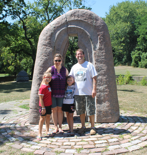 The Champa family in the Latvian Cultural Garden