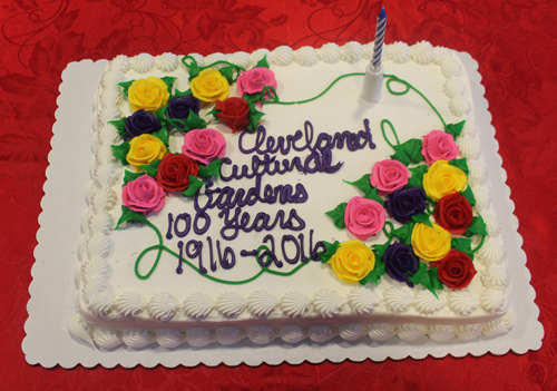 Cleveland Cultural Gardens Federation birthday cake
