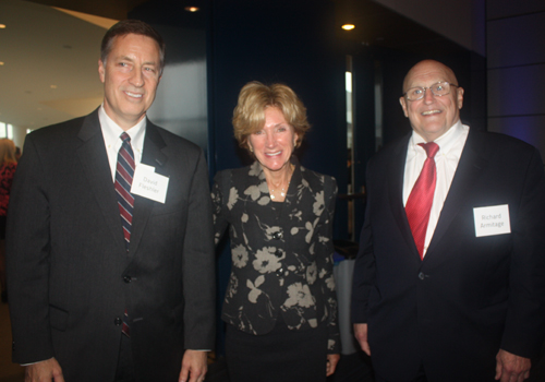 David Fleshler, Barbara Snyder and Ambassador Richard L. Armitage