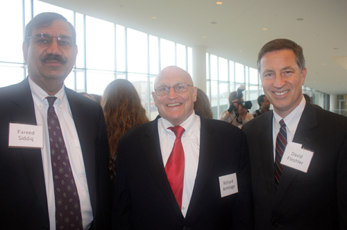 Fareed Siddiq, Ambassador Richard L. Armitage and David Fleshler