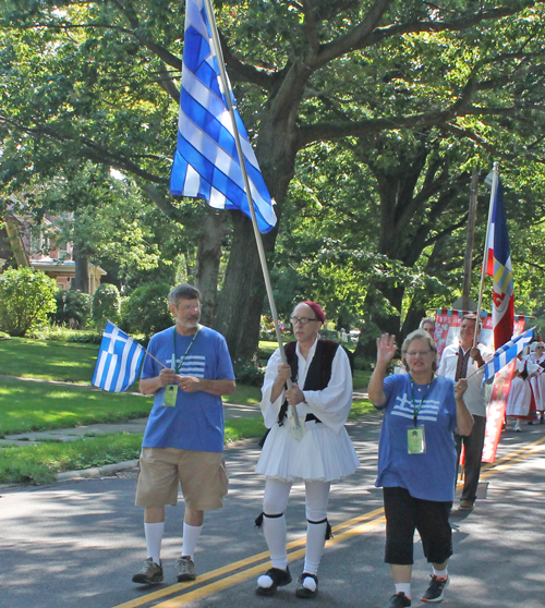 Greece in Parade of Flags