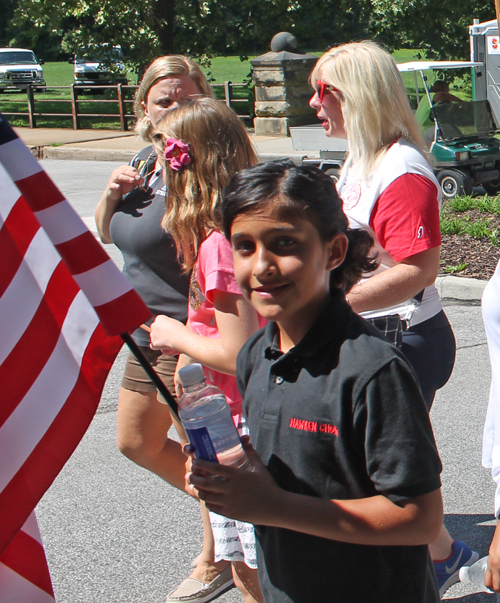 American Garden in Parade of Flags