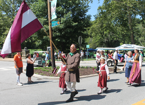 Latvia in Parade of Flags