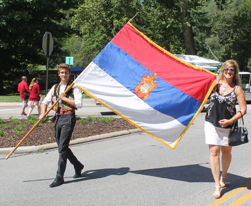 Serbia in Parade of Flags