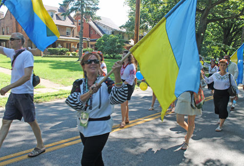 Ukraine in Parade of Flags