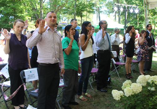 Oath of Citizenship at One World Day