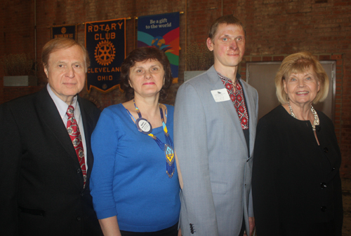 Dr Vik STankus and Ingrida Bublys with visitors from Ukraine