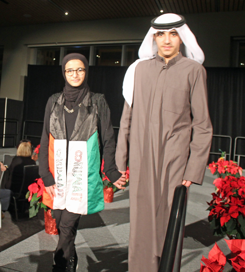 Youssef Alanazi and Fatima Alanazi  representing Kuwait