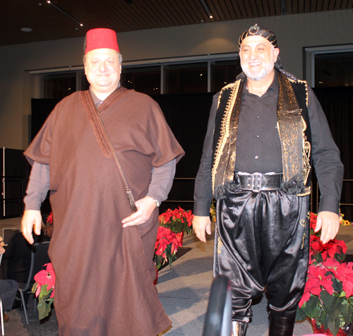 Pierre Bejjani and Nemer Saueidi representing Lebanon