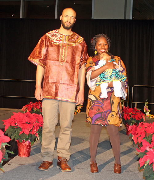 Fashions from Zambia at Cleveland multicultural party