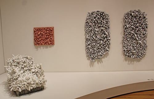 Kusama sculptures at Cleveland Museum of Art