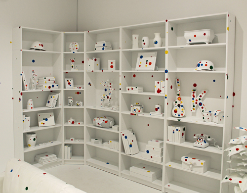 Kusama The Obliteration Room at Cleveland Museum of Art