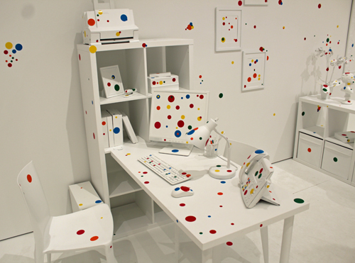 Kusama The Obliteration Room at Cleveland Museum of Art