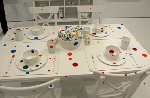 Kusama The Obliteration Room at Cleveland Museum of Art