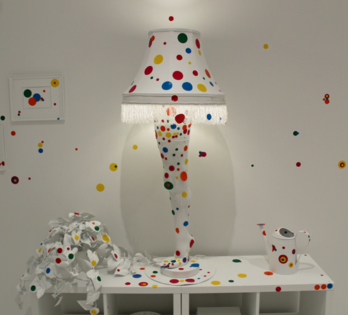 Kusama The Obliteration Room at Cleveland Museum of Art