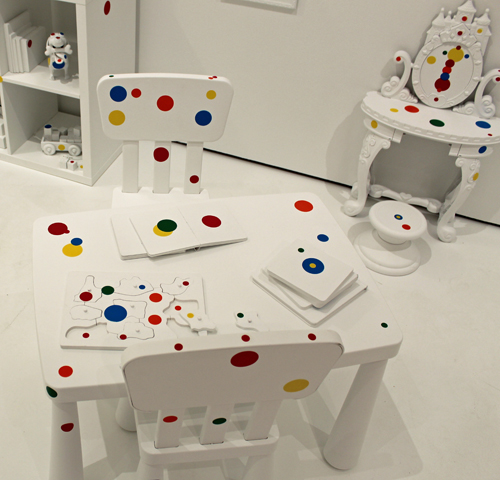 Kusama The Obliteration Room at Cleveland Museum of Art