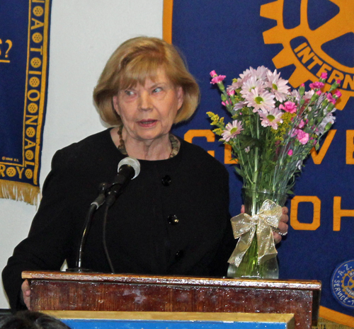 Ingrida Bublys accepts her award