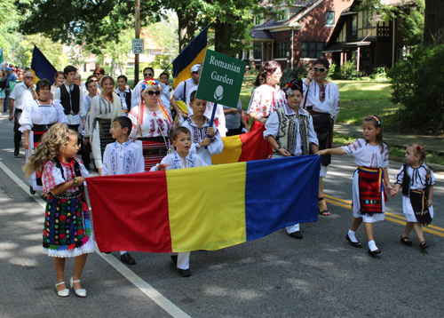 Romanian Garden in the Parade of Flags at 2018 One World Day