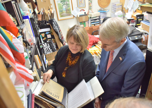 US Senator Rob Portman tours the Lithuanian Center in Cleveland