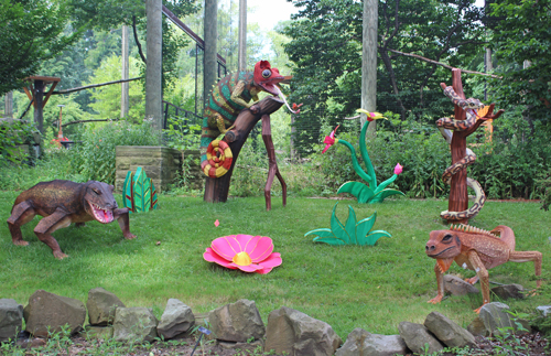 Asian Lantern scene at Cleveland Metroparks Zoo