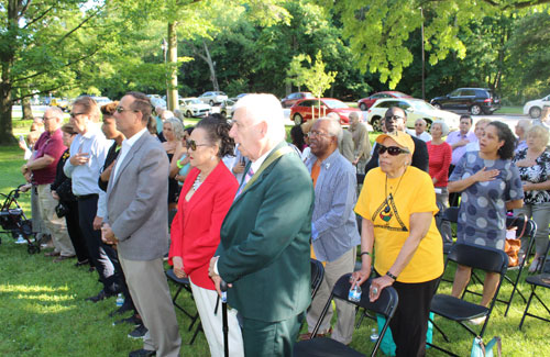 singing of the national anthem 