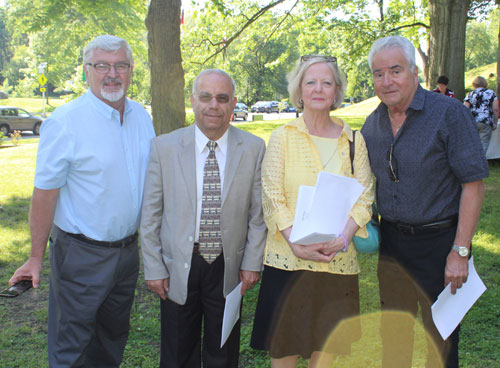 Paul Burik, Wael Khoury, Lori Ashyk and Tom Antonelli