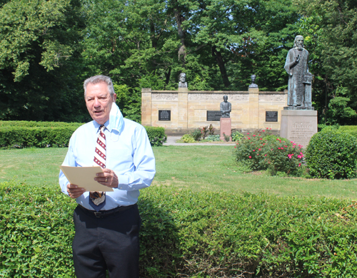 Judge Ralph Perk Jr. in Czech Cultural Garden