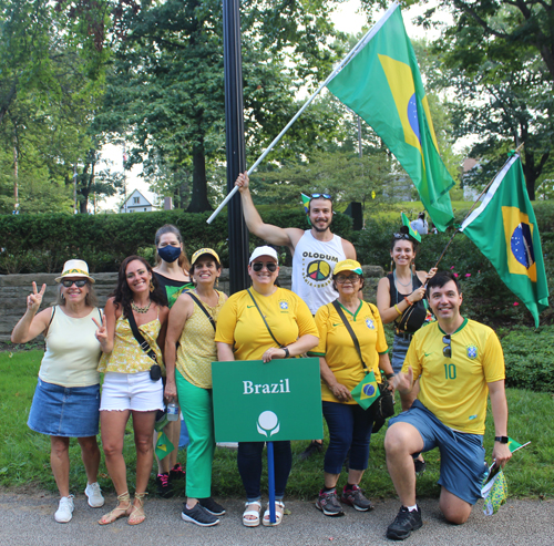Brazil in the Parade of Flags at One World Day 2021