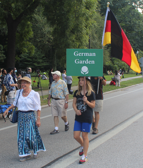 German Garden in the Parade ofr Flags at One World Day