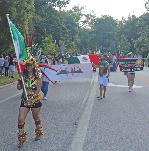 Mexican Culltural Garden in Parade of Flags at One World Day 2021