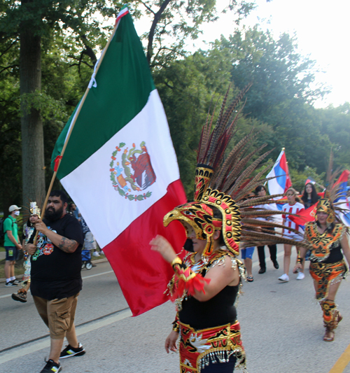 Mexican Culltural Garden in Parade of Flags at One World Day 2021