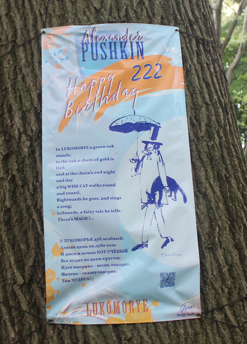 Pushkin's cat banner