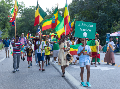 Ethiopian Garden in Parade of Flags at One World Day