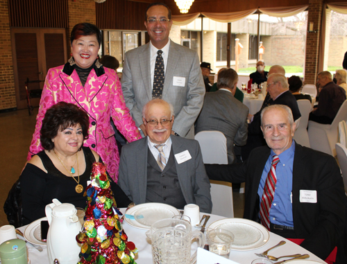 Annie Pu and Sami Tanious (standing with Faris and Mrs Alameh and Tony Abdulkarim