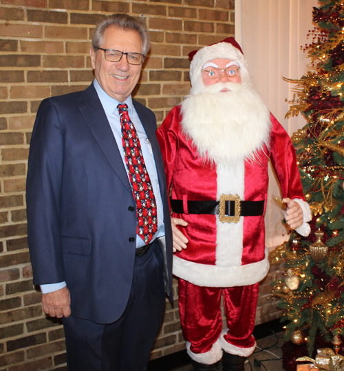 Rocky Perk and Santa