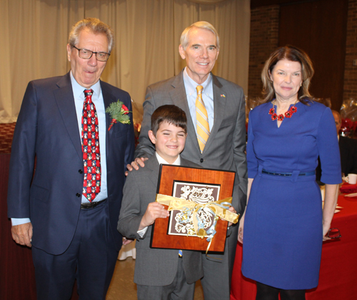 Rocky Perk, Simon, Senator Rob Portman and Marta Kelleher