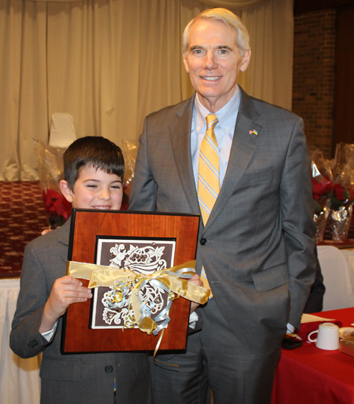 Simon and Senator Rob Portman