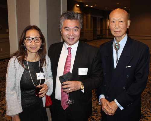 Lin and Eddie Ni with Anthony Yen