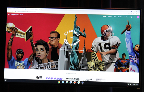 Google Arts & Culture Cleveland page