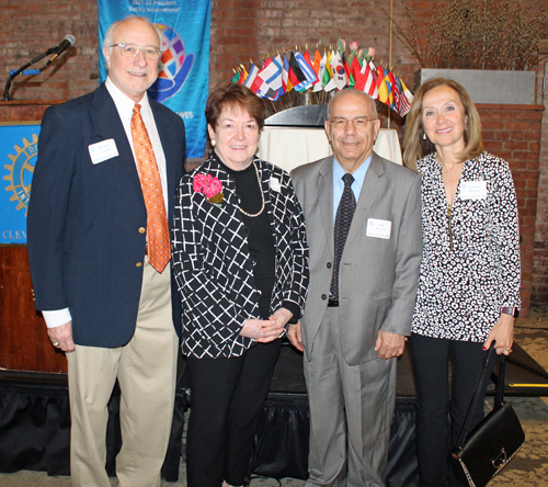 Rich Creppage, Ambassador Heather Hodges and Dr. Wael and Sawssan Khoury